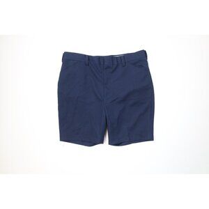 Vintage 70s Streetwear Mens 38 Faded Ribbed Knit Above Knee Chino Shorts USA